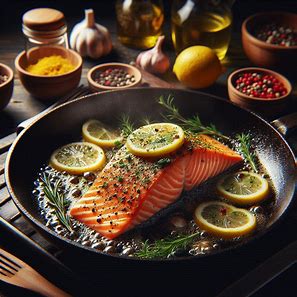 🍳 Skillet-Cooked Salmon