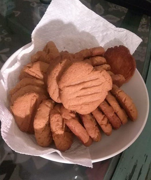 Wayne's Recipe Peanut Butter Cookies