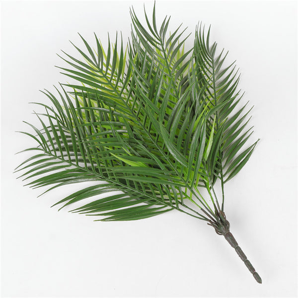 Palm tree leaf plant simulation plastic green plant