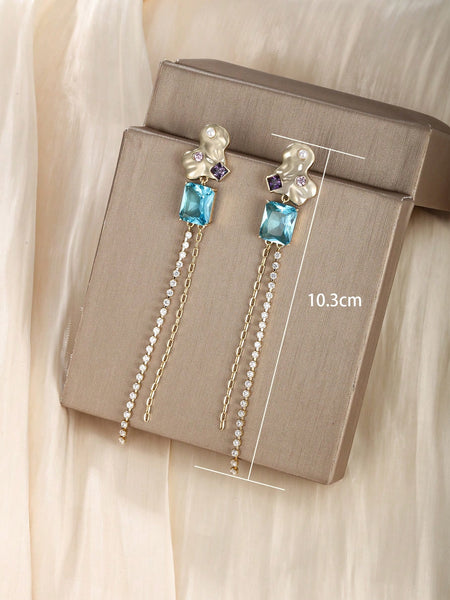 Cubic Zirconia Fashion Women's Earrings Daily Decoration