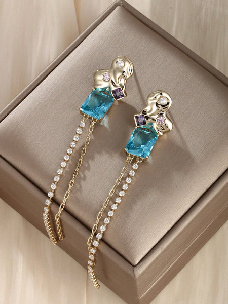 Cubic Zirconia Fashion Women's Earrings Daily Decoration