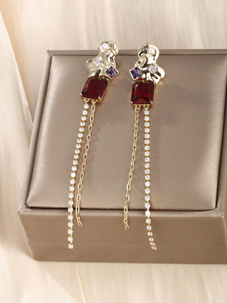 Cubic Zirconia Fashion Women's Earrings Daily Decoration