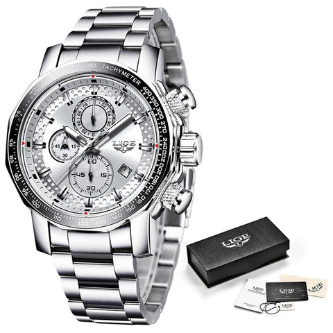 LIGE New Mens Watches Top Brand - gocyberbiz.com