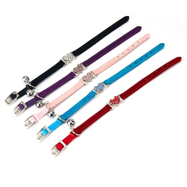 Cat Collar With Bell Collar For Cats Kitten Puppy Leash Collars For Cats Dog Chihuahua Pet Cat Collars Leashes Lead Pet Supplies - gocyberbiz.com