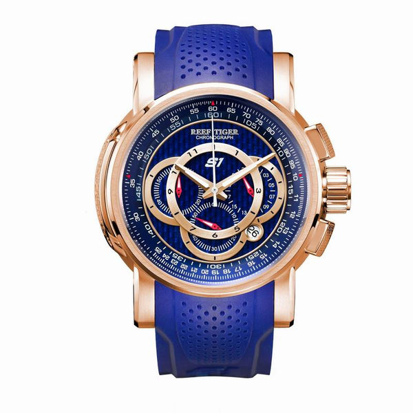 Reef Tiger/RT Designer Sport Rose Gold  Watches for Men - gocyberbiz.com