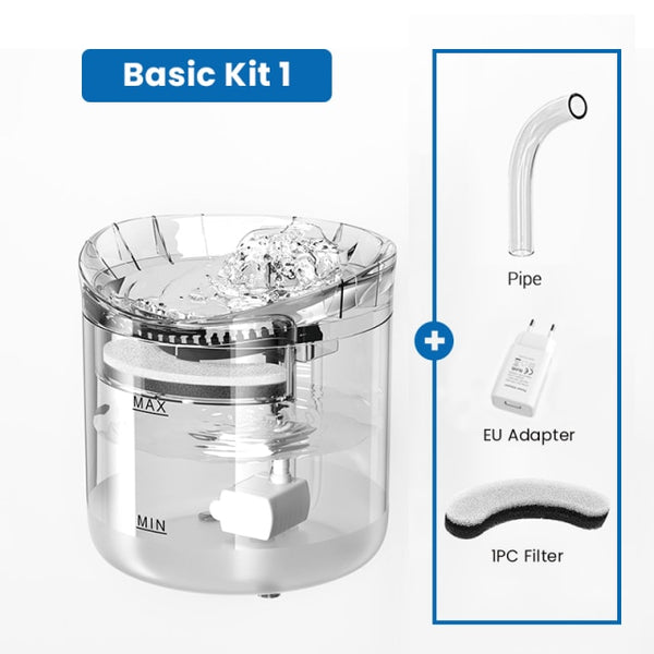 Automatic 2L Cat Water Fountain Filter Sensor - gocyberbiz.com