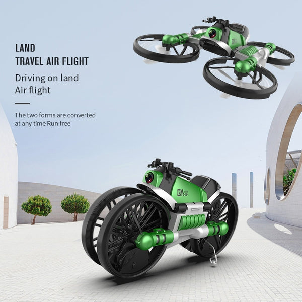 Two-in-one RC drone and motorcycle - gocyberbiz.com