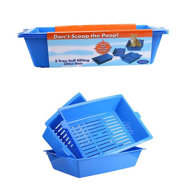 3PCS/Set Plastic Toilet Training Bedpan Litter Box - gocyberbiz.com