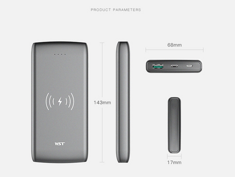 Wireless Power Bank Charger - gocyberbiz.com