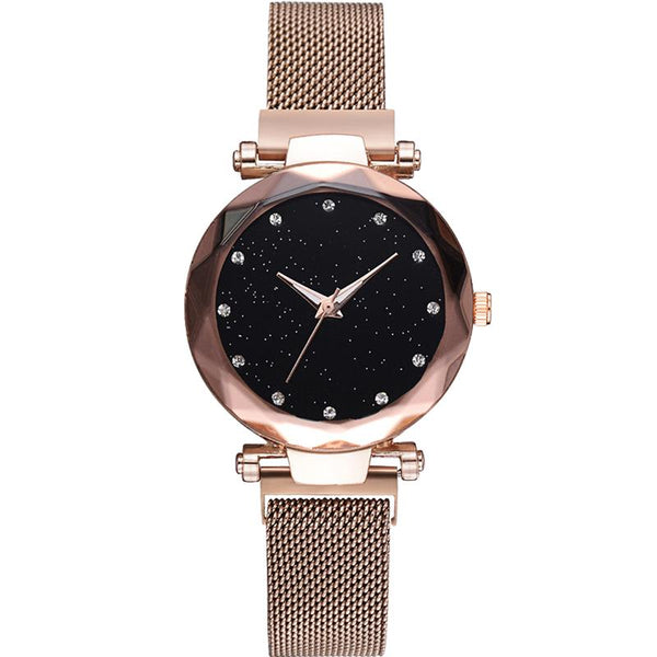 Luxury Diamond Rose Gold Women Watches - gocyberbiz.com
