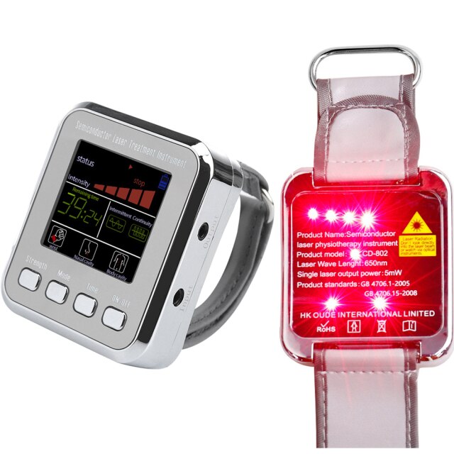 Nano Laser Treatment Instrument Wrist Watch - gocyberbiz.com