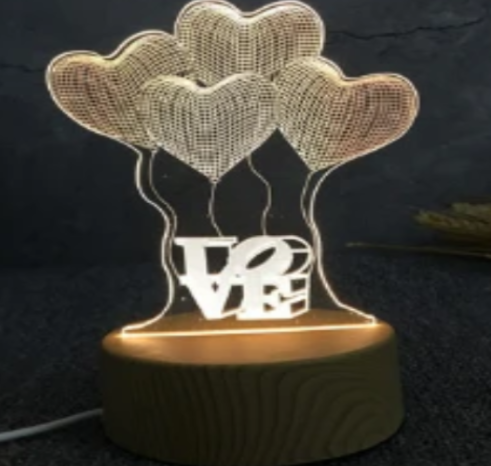 Romantic 3D lamp - gocyberbiz.com