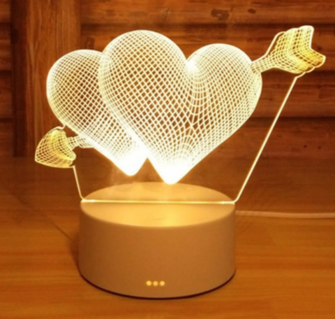 Romantic 3D lamp - gocyberbiz.com