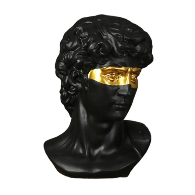 Masked David Head Statue - gocyberbiz.com