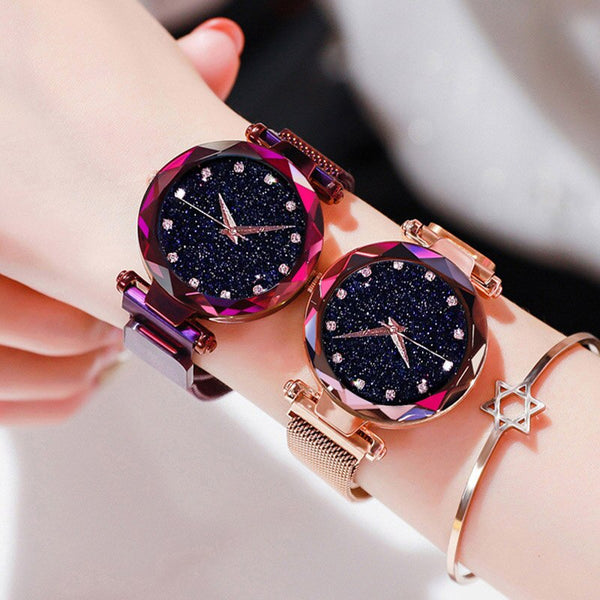 Luxury Diamond Rose Gold Women Watches - gocyberbiz.com