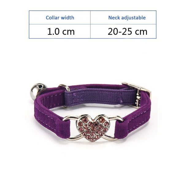 Cat Collar With Bell Collar For Cats Kitten Puppy Leash Collars For Cats Dog Chihuahua Pet Cat Collars Leashes Lead Pet Supplies - gocyberbiz.com