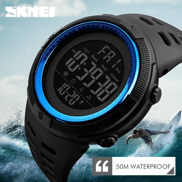 SKMEI Brand Mens Sports Watches Luxury Military Watches For Men - gocyberbiz.com